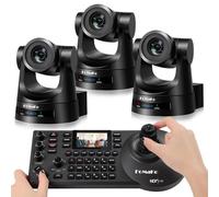 FoMaKo PTZ Camera 30X, Bundle HDMI 3G-SDI IP PoE HDMI,for E-Commerce Live Streaming & Brand Promotion Livestreaming and Live Production Live Streaming (FMK30SDI Prox3+KC608 Pro)
