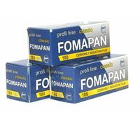 Fomapan 100 120 Roll Film - 3 Pack