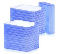 FOME 120 Pack Trading Card Sleeves, Toploader Hard Card Sleeves PVC Trading Card Holder Clear Protective Sleeves Holder for Baseball Card Sports Cards Trading Card Game Card 3 x 4 Inch