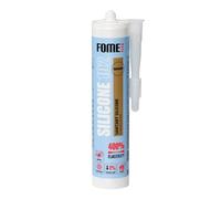 Fome Flex Clear Silicone Sealant [310ml] - Professional Grade, Waterproof & Mould Resistant - For Bathroom, Kitchen, Windows, Showers & More - Long-Lasting, UV-Resistant