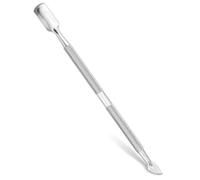 FOMGIIN Cuticle Pusher, 2 in 1 Stainless Steel Professional Nail Pusher Spatula Pusher, Cuticle Remover, Cuticle Peeler, Double Head Nail Scraper, Metal Spatula Cuticle Pusher for Manicure, Pedicure