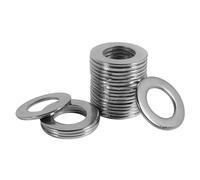 FOMGIIN Flat Penny Washer M16 x 30mm, A2 304 Stainless Steel Washers, Flat Repair Washer, Large Metal Washers, Round Washers for Screws & Bolts (Pack of 20)