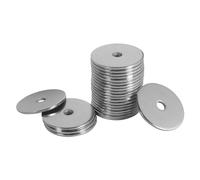 FOMGIIN Flat Penny Washer M4 x 25mm, A2 304 Stainless Steel Washers, Flat Repair Washer, Large Metal Washers, Round Washers for Screws & Bolts (Pack of 20)