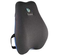 FOMI Back Lumbar Support Pillow | Thick Thoracic Memory Foam Pad for Car, Home, Office, Gaming Chair, Wheelchair, Recliner | Sciatica, Tailbone Pain Relief | Upper Lower Backrest Enhances Posture