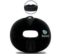 FOMI Extra Thick Donut Memory Foam Seat Cushion Care | 18" x 16" x 3.5" | Large Tailbone Pillow for Car, Truck, Office Chair, Wheelchair | Back, Bed Sores, Coccyx, Hemorrhoid, Sciatica Pain Relief