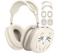 Fomissky 4 in 1 AirPods Max Case with Ear Covers, Includes Headband Cover & Soft Silicone Earpads Covers Compatible with Apple AirPods Max (Starlight Spider Design)