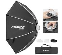 FOMITO 47.2"/120cm Octagonal Softbox, Quick Release Bowens Mount Softbox with Honeycomb Grid, Light Diffusers, Bag for Godox SL-60W SL60IID SL150R SL300R (47.2inch/120cm)