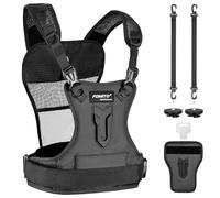 FOMITO Camera Harness for Photographers, Camera Strap Belt Carrying Vest with Side Holster, Black, Compatible with Canon Nikon Sony Panasonic Olympus DSLR SLR Camera
