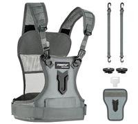 FOMITO Dual Camera Harness, Multi Carrying Radio Chest Vest System with Side Holster for Canon for Nikon for Panasonic for Olympus for Sony A7R A7S A7II A7RII A58 A99 A6000 A6300 DSLR