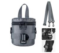 FOMITO JTB-2 Water-Resistant Padded Camera Lens Bag for DSLR/Mirrorless Cameras Lens, Cylinder Legs Case for Sony, Nikon, Fuji, Canon