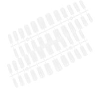 FOMIYES 1 Box Full Cover Fake Nails Tips with Square End in White Abs Material, Easy to Trim and Nice Holding Colour, Suitable for Wedding and Weekend Dating, for People of Different