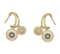 FOMIYES 1 Pair Charm Earrings for Women Lightweight Hoop Earrings Stunning Gold Color for Daily Wear and Special Occasions Safe Material and Comfortable Jewelry for Any Festival