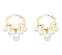 FOMIYES 1 Pair Cloud Pearl Earrings for Women Stylish Dangle Earrings for Weddings Birthdays and Festivals Chic Design to Elevate Your Look Versatile Pearl Jewelry for Every Occasion