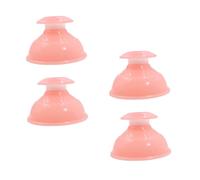 FOMIYES 1 Set 4Pcs Silicone Cupping Cups Elastic Vacuum Suction Massage Tool for Arms Shoulders Back Waist Legs Portable and Sturdy Random Color
