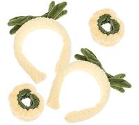 FOMIYES 1 Set Pineapple Headband and Wrist Sweatband Set for Face Washing and Spa Lightweight Skincare Accessories for Women Easy to Clean and Comfortable to Wear