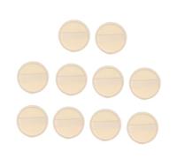 FOMIYES 10 Pack Loofah Bath Tablets Exfoliating Towels for Smooth Skin Round Back Scrubbing Bath Accessories Expandable Gentle Exfoliation for Oily Dry Skin