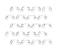 FOMIYES 10 Pairs Glasses Nose Pads for Kids Soft Silicone U-Shaped Nose Bridge Grips Cushions Anti-Slip Replacement Set for Sunglasses Eyeglasses