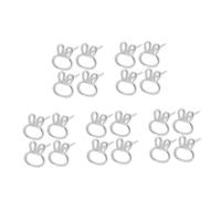 FOMIYES 10 Pairs Minimalist Cute Animal Rabbit Earrings Zinc Alloy Bunny Ear Studs for Durable Aesthetic Jewelry with Adorable Rabbit Motif