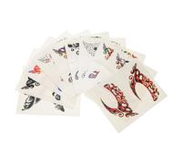 FOMIYES 10 Pairs Self-adhesive Eye Shadow Stickers Temporary Eyeliner Decals Shimmer Makeup for Halloween Party Eye Makeup Enhancer Easy Tear Off