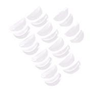 FOMIYES 10 Pairs Silicone Eyelash Perming Pads Lash Lift Tool Soft Curling Curler Pads for Safe Eyelash Perming Beauty Makeup Use