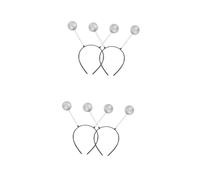 FOMIYES 10 pcs Glitter Ball Head Boppers Antenna Headband for Women and Durable Plastic Material Party and Halloween Costume Hair Accessories