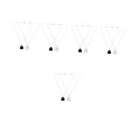 FOMIYES 10 pcs Gothic Ghost Pendant Necklaces for Couples Halloween Jewelry Unique Charm with Delicate Details for Friends and Students Matching Accessories for Special Occasions
