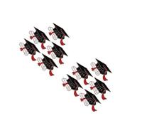 FOMIYES 10 pcs Graduation Cap Brooch Pins Lightweight Metal Collar Lapel Badges for Class of High School College Teachers Comfortable Commemorative Souvenir Accessories