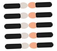 FOMIYES 10 Pcs Mini Eyeshadow and Lip Brushes Oval Tipped Blending Concealer Applicator Set for Women Travel Eye Makeup