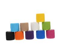 FOMIYES 10 Rolls Breathable Pet Wrap Self Sports Protective Tape for Injury Care and Skin Healing