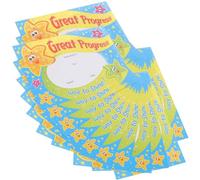 FOMIYES 100 Sheets A6 Colorful Student Award Certificates Thick Cartoon School Certificates for Classroom Rewards and Encouragement Letters in English