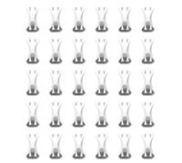 FOMIYES 100pcs Alloy Bandage Buckles Fastener Clips for Wrap Portable Fixing Buckles Replacement Bandage Fastener Holder for Sports Outdoor