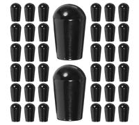 FOMIYES 100pcs Black 4mm Wire End Protector Caps for S-Hook Steel Wire Thread Protectors Rack Tip Covers Safe Cover for Sharp Hook Ends in Home and Kitchen