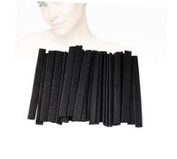 FOMIYES 100pcs Black Makeup Brush Mesh Cover Protective Sleeve for Cosmetic Brushes Elastic Dustproof Net Guards Reusable Travel Storage