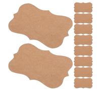 FOMIYES 100pcs Blank Business Cards Made of Kraft Paper with Rounded Corners, Versatile Writing Options and Adaptability, for Office Use and Small Note Taking