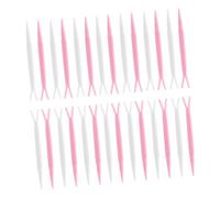 FOMIYES 100Pcs Double Eyelid Y Shaped Fork Applicators Lightweight Makeup Tools for Women Portable Eyelid Sticker Applicator for Natural Eye Lift Hooded Eyes Random Color