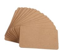 FOMIYES 100pcs Earring Cards Kraft Paper Earring Display Cards Earring Holder Cards Tags for Necklace Bracelet Earrings Hanging Cards Brown