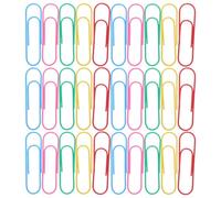 FOMIYES 100pcs Metal Paper Clips 10cm Extra Large Capacity Assorted Colour Office Stationery Supplies for Securely Holding Thick Paperwork in Crafts and Office Use