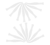 FOMIYES 100pcs Mini Curved Plastic Tweezers for Skincare Mask Application Ergonomic Facial Clips for Precise Makeup Nail Art Eyelash Extensions Portable and Skin-friendly Cosmetic