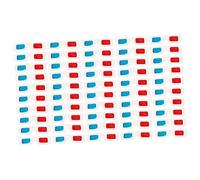 FOMIYES 100Pcs Paper Cardboard Glasses Red Blue Anaglyph Eyewear for Movies Videos Games Dvd Comfortable Visual Experience