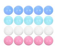 FOMIYES 100pcs Plastic Ball Pit Balls, Elastic and Educational Play Spheres in Pastel Colours, for Outdoor and Daily Entertainment
