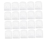 FOMIYES 100pcs Pre Cut Facial Gauze Sheets Disposable Face Gauze Cover for Beauty Salon Use Comfortable Fine Mesh Mask for Modeling Exfoliation Paraffin Care Suitable for Thick Formulas