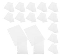 FOMIYES 100pcs Reusable Double-Sided Release Paper Inserts for 6-Ring Binder A5 A6 Loose Leaf Sticker Refill Sheets Blank Sticker Saver Paper for Collector Book and Scrapbooking Storage