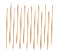 FOMIYES 100pcs Stick Wood Nail Sticks for Nails Cuticle Pusher Remover Manicure Pedicure Tools Accessories