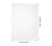 FOMIYES 10pcs A4 Landscape File Protectors with Edge Binding, Portable Paper Storage Organizers for Office Documents, Study Document Sleeves, Three-Side Seal Protective File Jackets