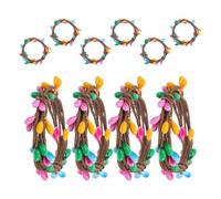 FOMIYES 10pcs Artificial Berry Wreath Napkin Rings for Candles Spring Serviette Buckles Easter Table Decor Mini Wreaths for Wedding Luncheons Birthday Valentine S Day Picnic Centerpieces