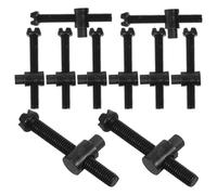FOMIYES 10pcs Chainsaw Chain Bar Tensioner Adjuster Screws Metal Replacement for Lawn Mower and Electric Saw Compatible with Gas and Electric Chainsaws