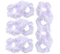FOMIYES 10pcs Elastic Hair Bands for White Ponytail Holders Soft Stretchy Hair Ropes Suitable for All Types Daily Use Party Birthday Accessories