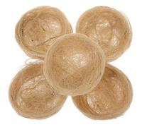 FOMIYES 10pcs Fake Bird Nest Craft Artificial Birds Nest for Garden Ornament Photo Prop