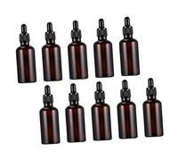 FOMIYES 10pcs Glass Dropper Bottles Travel Essential Oil Perfume Storage Reusable Medicine Bottles