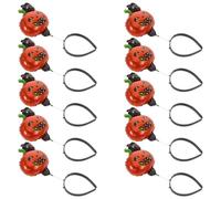FOMIYES 10Pcs Halloween Pumpkin and Black Cat Spring Headbands, Foil Balloon Hair Accessories for Adult Pumpkin Costume, Halloween Party and Cosplay Headwear